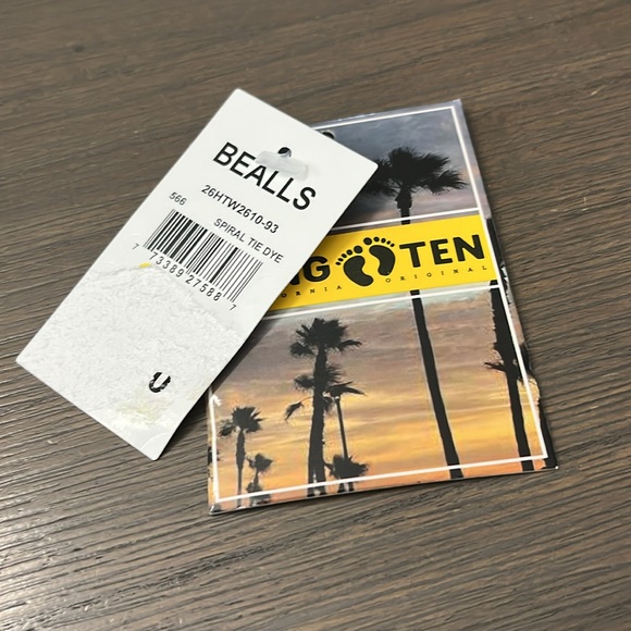 NWOT! Hang Ten Yellow and Pink Tie-Dye Shorts. Boy’s XL/18 - Picture 7 of 7